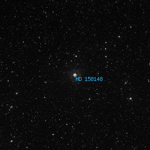 DSS image of HD 158148