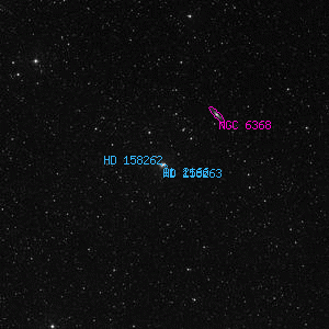 DSS image of HD 158262