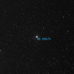 DSS image of HD 159170