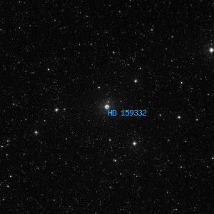 DSS image of HD 159332