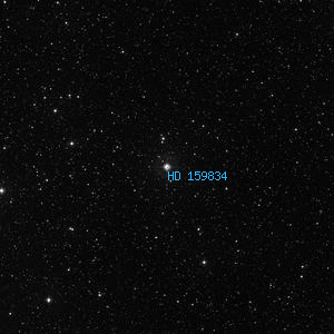 DSS image of HD 159834