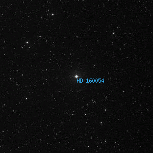 DSS image of HD 160054