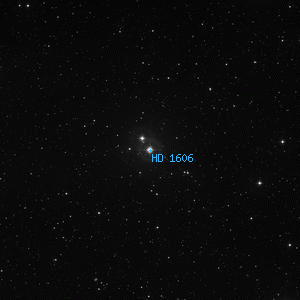 DSS image of HD 1606
