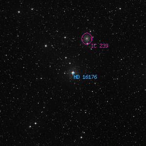 DSS image of HD 16176