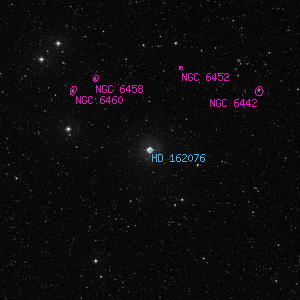 DSS image of HD 162076