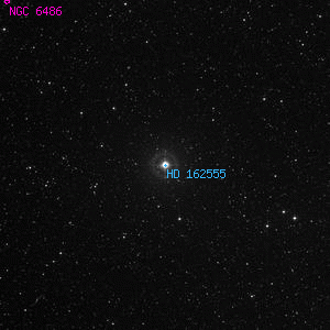 DSS image of HD 162555