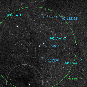 DSS image of HD 162586