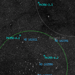 DSS image of HD 162611