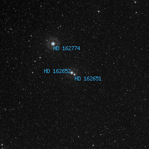 DSS image of HD 162651