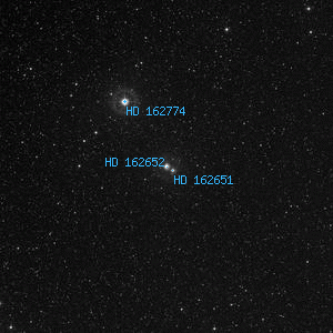 DSS image of HD 162652