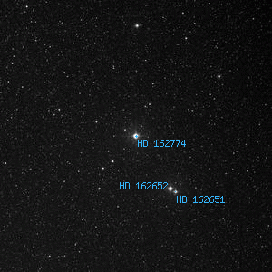DSS image of HD 162774