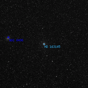 DSS image of HD 163145