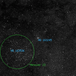 DSS image of HD 163245
