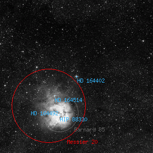 DSS image of HD 164402