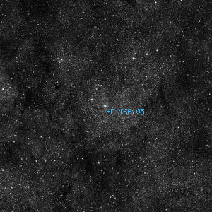 DSS image of HD 166105