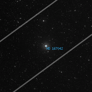 DSS image of HD 167042