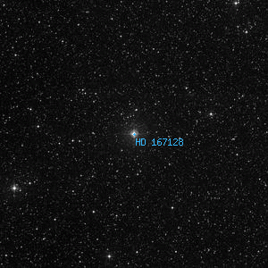 DSS image of HD 167128