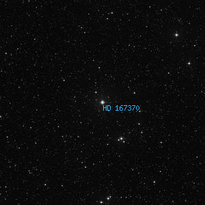 DSS image of HD 167370