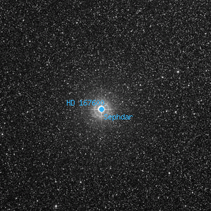 DSS image of HD 167600