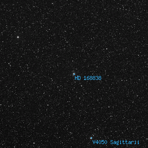 DSS image of HD 168838