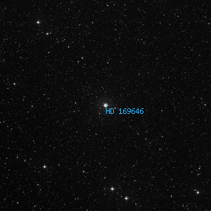 DSS image of HD 169646