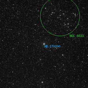 DSS image of HD 170200