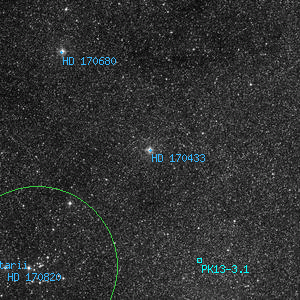 DSS image of HD 170433