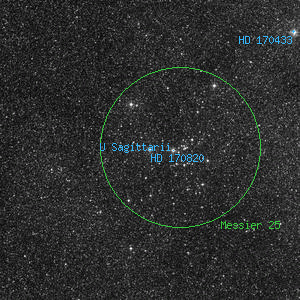 DSS image of HD 170820