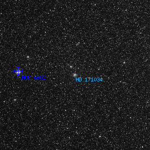 DSS image of HD 171034