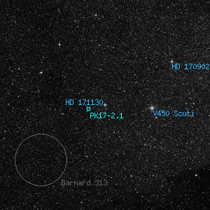 DSS image of HD 171130