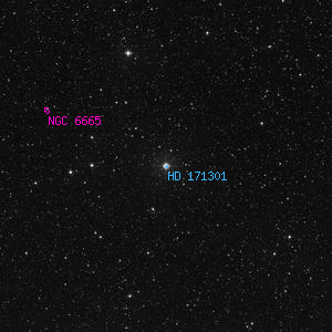 DSS image of HD 171301