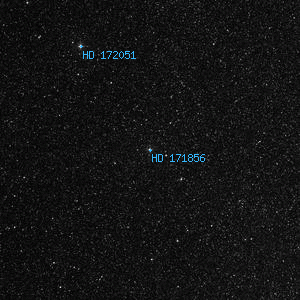 DSS image of HD 171856