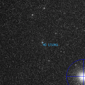 DSS image of HD 171961