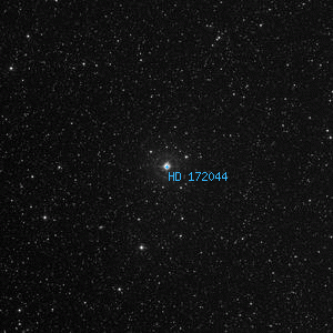 DSS image of HD 172044