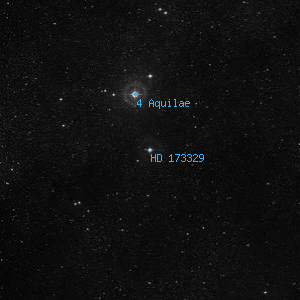 DSS image of HD 173329