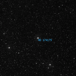 DSS image of HD 174179