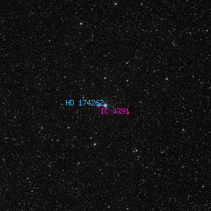 DSS image of HD 174262