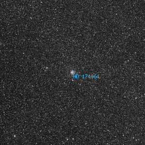 DSS image of HD 174464