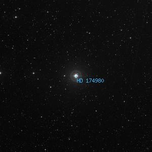 DSS image of HD 174980