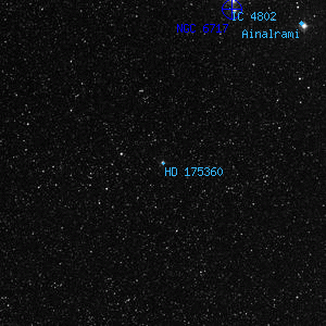 DSS image of HD 175360