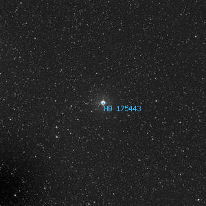 DSS image of HD 175443