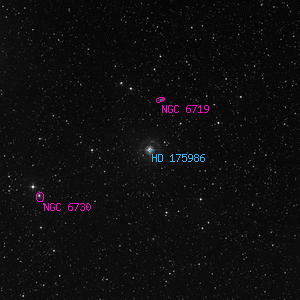 DSS image of HD 175986