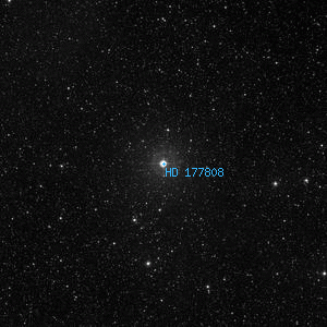 DSS image of HD 177808