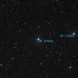 DSS image of HD 178690
