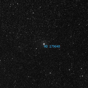 DSS image of HD 179648