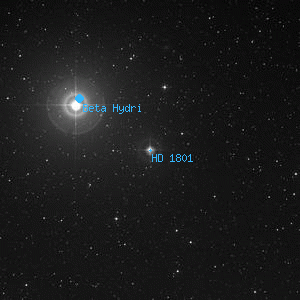 DSS image of HD 1801