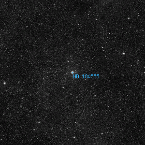 DSS image of HD 180555