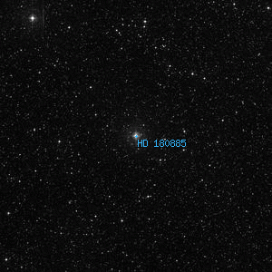 DSS image of HD 180885