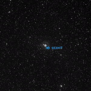DSS image of HD 183007