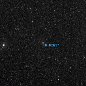 DSS image of HD 183227
